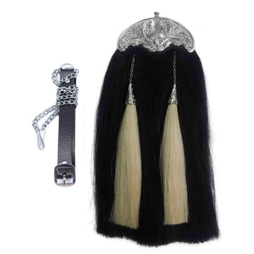 imperial-highland-supplies-original-long-horse-hair-sporran-black-with-2-white-tassels